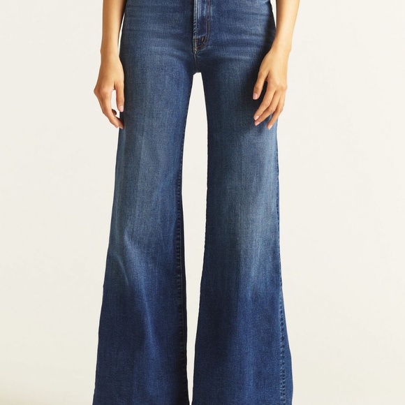 Mother Denim The Hustler High Rise Roller Heel Jeans Sz 30 - Picture 2 of 8